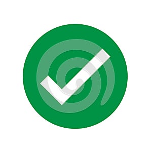 Tick Mark Icon, Flat Illustration Of Check Mark Ã¢â¬â Vector
